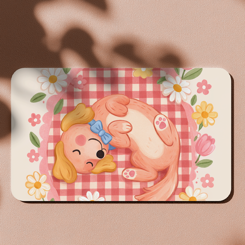 Dog mouse pad